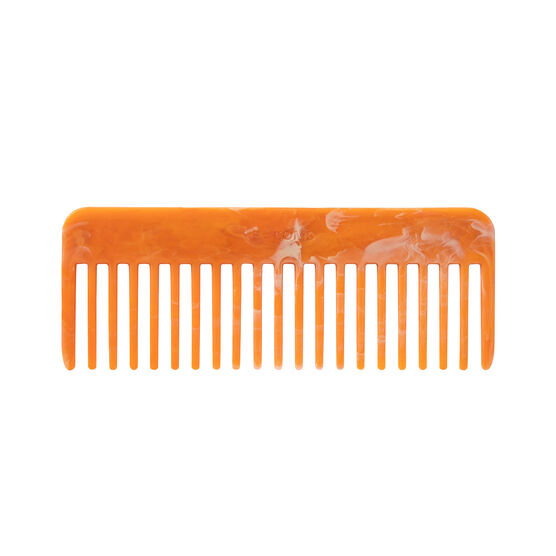 Orange soda recycled plastic wide-toothed comb